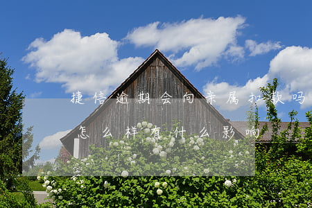 捷信逾期会向亲属扣款吗(捷信贷款有逾期会怎么样 有什么影响?)