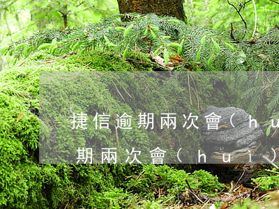 捷信逾期兩次會(huì)上征信么(捷信逾期兩次會(huì)上征信么)