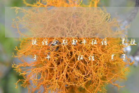 捷信逾期四年征信沒黑(捷信欠10000快3年沒還,征信會黑了嗎)