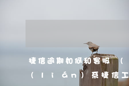 捷信逾期如何和客服協(xié)商(怎么聯(lián)系捷信工作人員協(xié)商)