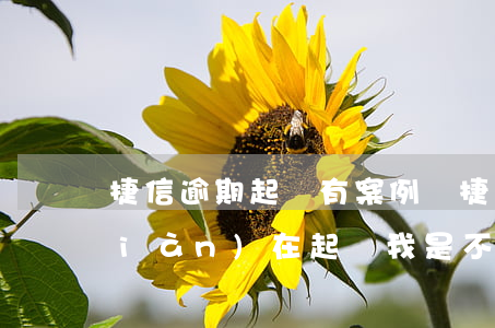 捷信逾期起訴有案例嗎 捷信逾期2年現(xiàn)在起訴我是不是要開(kāi)庭