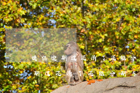 捷信逾期过还清了还能分期东西吗-捷信逾期过还清了还能分期东西吗?