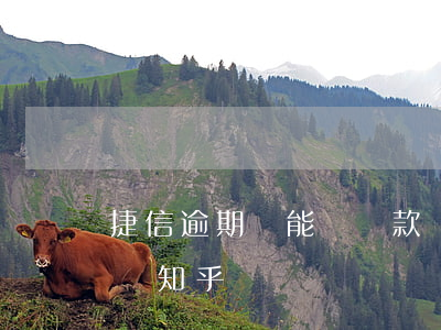 捷信逾期還能辦貸款嗎? 捷信逾期還能辦貸款嗎知乎