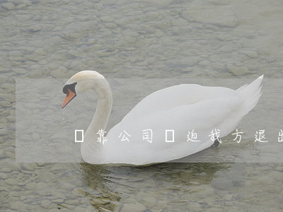 掛靠公司強迫我方退出換他人是否合法