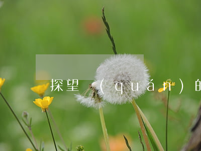 探望權(quán)的主體范圍是什么