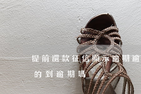 提前還款征信顯示逾期(逾期還款了征信還查的到逾期嗎)