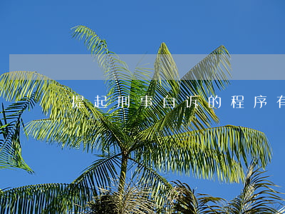 提起刑事自诉的程序有哪些