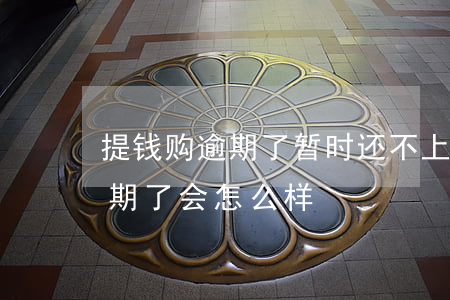 提钱购逾期了暂时还不上怎么办-提钱购逾期了会怎么样