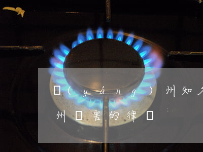 揚(yáng)州知名律師(揚(yáng)州厲害的律師)