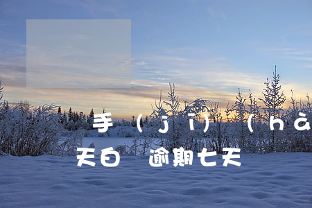 換手機(jī)號(hào)碼白條逾期九天 白條逾期七天