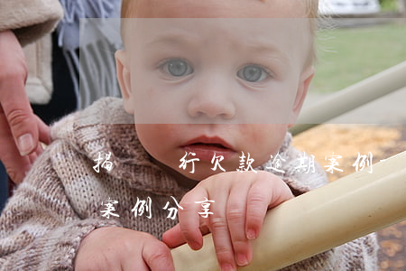 揭陽銀行欠款逾期案例-揭陽銀行欠款逾期案例分享