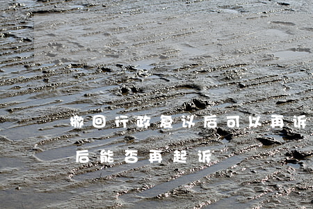 撤回行政复议后可以再诉讼吗(行政诉讼撤回后 能否再起诉)