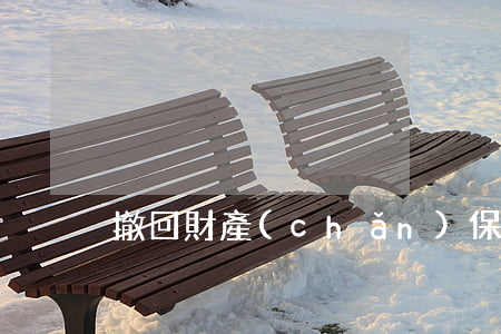 撤回財產(chǎn)保全申請書