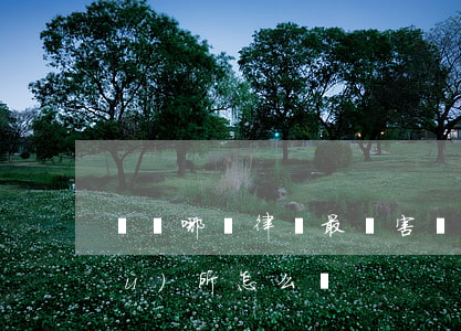 撫順哪個律師最厲害(撫順煤都律師事務(wù)所怎么樣)