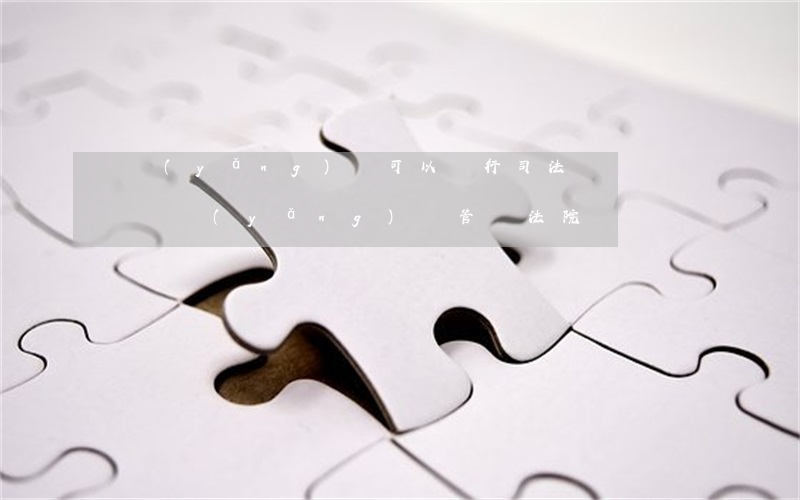 撫養(yǎng)權可以進行司法確認嗎(確認撫養(yǎng)權管轄法院)