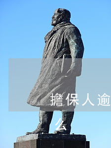 擔保人逾期有什么影響(擔保逾期都會影響什么)