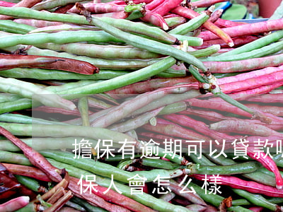 擔保有逾期可以貸款嗎(擔保貸款逾期不還擔保人會怎么樣)