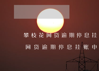 攀枝花网贷逾期停息挂账申请条件-攀枝花网贷逾期停息挂账申请条件是什么