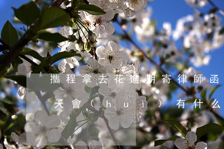 攜程拿去花逾期寄律師函(攜程拿去花逾期一天會(huì)有什么后果?)