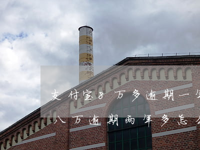支付宝8万多逾期一年走法律流程-支付宝八万逾期两年多怎么办