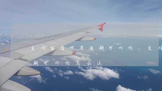 支付宝借呗有逾期可以吗-支付宝借呗有逾期可以吗怎么还