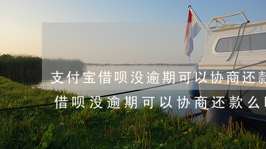 支付宝借呗没逾期可以协商还款么-支付宝借呗没逾期可以协商还款么吗