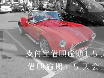 支付宝借呗逾期15天会上征信吗-支付宝借呗逾期15天会上征信吗怎么办