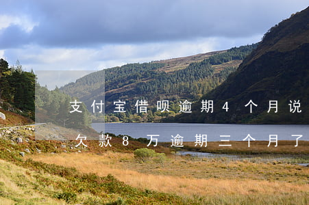 支付宝借呗逾期4个月说要起诉(支付宝借呗欠款8万逾期三个月了说要起诉)