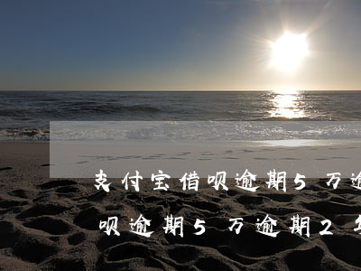 支付宝借呗逾期5万逾期2年了-支付宝借呗逾期5万逾期2年了会怎样