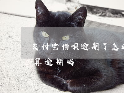 支付宝借呗逾期了怎么分期(借呗逾期在分期算逾期吗)