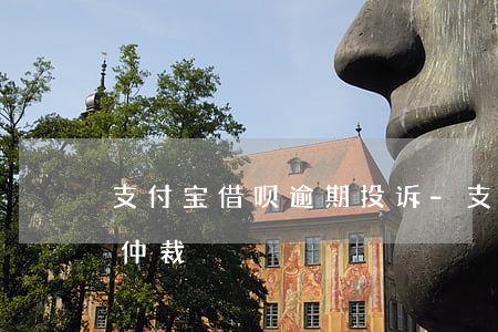 支付宝借呗逾期投诉-支付宝借呗逾期网络仲裁