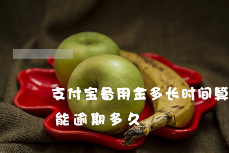 支付宝备用金多长时间算逾期(支付宝备用金能逾期多久?)