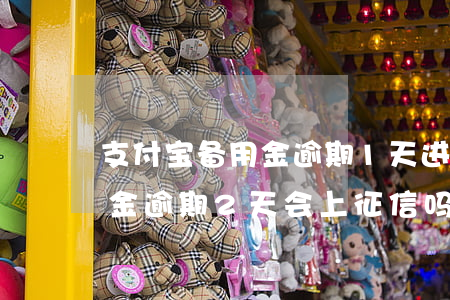 支付宝备用金逾期1天进征信嘛 支付宝备用金逾期2天会上征信吗