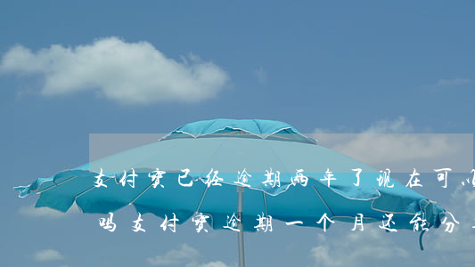支付宝已经逾期两年了,现在可以申请分期还吗（支付宝逾期一个月还能分期吗）