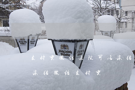 支付宝微信法院可以冻结吗(法院冻结会不会冻结微信支付宝)