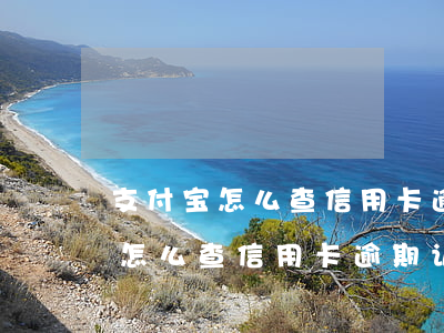 支付宝怎么查信用卡逾期记录查询-支付宝怎么查信用卡逾期记录查询不到