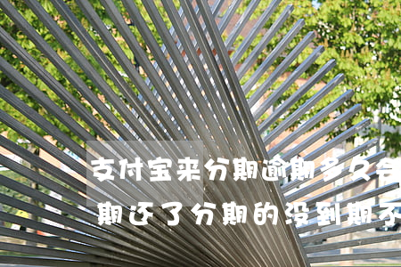 支付宝来分期逾期多久会上门追债(支付宝逾期还了,分期的没到期不还会上门吗?)