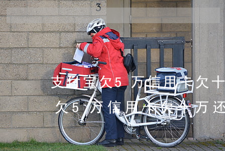支付宝欠5万信用卡欠十万还不上-支付宝欠5万信用卡欠十万还不上怎么办