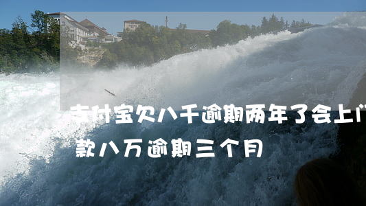 支付宝欠八千逾期两年了会上门吗(支付宝欠款八万逾期三个月)