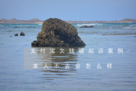 支付宝欠钱被起诉案例-支付宝欠款被起诉本人不去会怎么样
