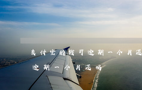 支付宝的钱可逾期一个月还吗(支付宝的钱可逾期一个月还吗)
