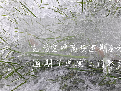 支付宝网商贷逾期会被上门吗(支付宝网商贷逾期了说要上门取证)