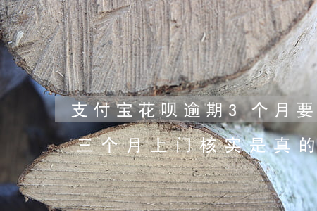 支付宝花呗逾期3个月要上门 蚂蚁花呗逾期三个月上门核实是真的吗