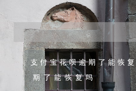 支付宝花呗逾期了能恢复吗-支付宝花呗逾期了能恢复吗