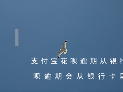 支付宝花呗逾期从银行卡直接扣钱(支付宝花呗逾期会从银行卡里扣款吗)