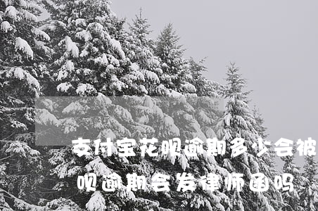 支付宝花呗逾期多少会被发律师函（支付宝花呗逾期会发律师函吗）