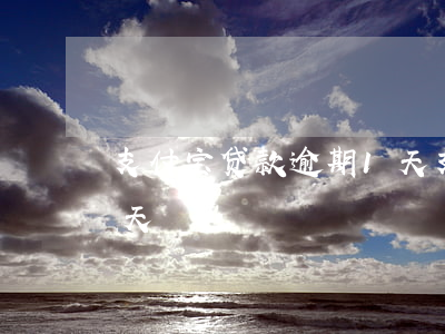 支付宝贷款逾期1天(支付宝第一次逾期十二天)
