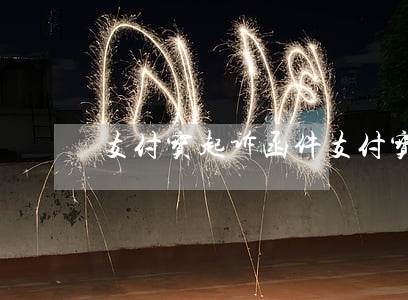 支付宝起诉函件（支付宝发起诉函）