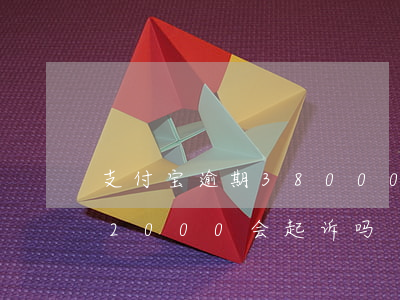支付宝逾期38000会起诉吗(支付宝逾期2000会起诉吗)