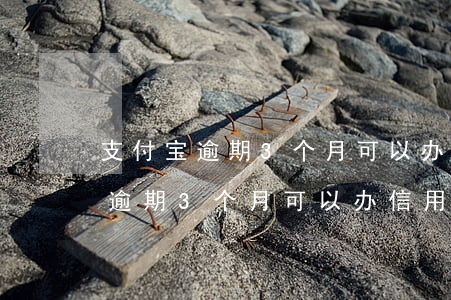 支付宝逾期3个月可以办信用卡吗-支付宝逾期3个月可以办信用卡吗